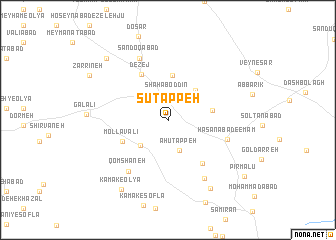 map of Sū Tappeh