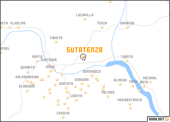 map of Sutatenza