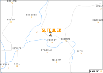 map of Sütçüler