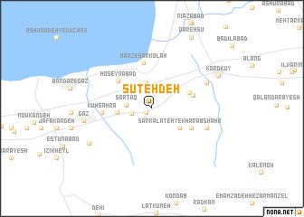 map of Sūteh Deh