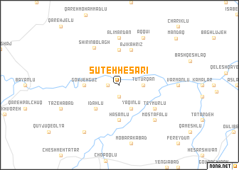 map of Sūteh Ḩeşārī
