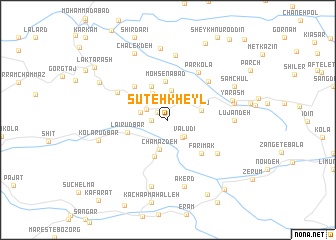 map of Sūteh Kheyl