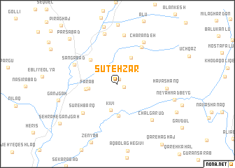 map of Sūtehzār