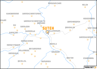 map of Sūteh