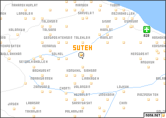 map of Sūteh