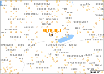 map of Sutewāli