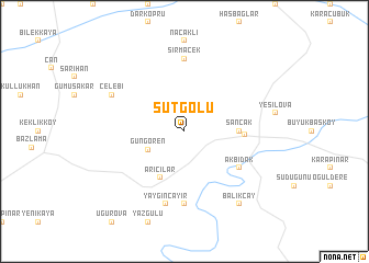 map of Sütgölü