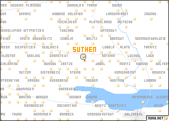 map of Süthen