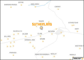 map of Sutherland