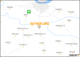map of Sutherland