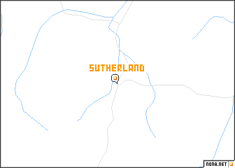 map of Sutherland
