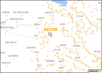 map of Sutina