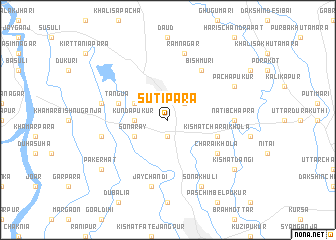 map of Sutipāra