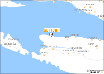 map of Sutivan