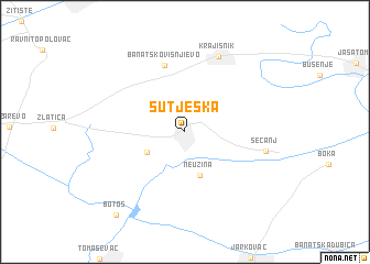 map of Sutjeska