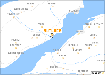 map of Sütlüce