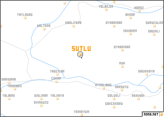 map of Sütlü
