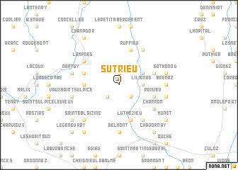 map of Sutrieu