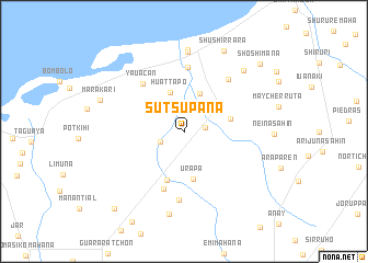 map of Sútsupana