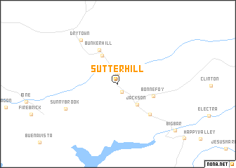 map of Sutter Hill