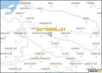 map of Sutton Mallet