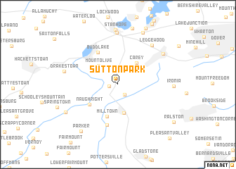 map of Sutton Park