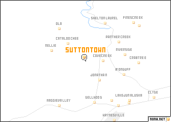 map of Suttontown