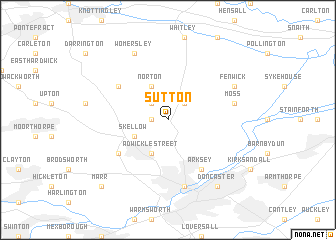 map of Sutton