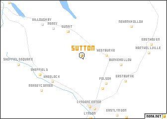 map of Sutton