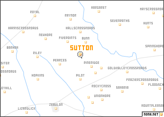 map of Sutton