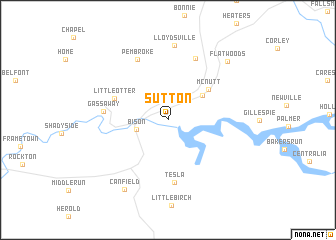 map of Sutton