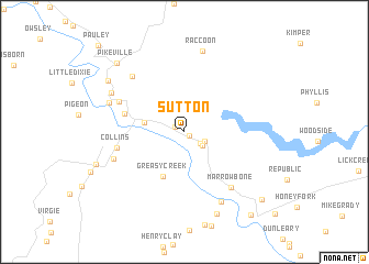 map of Sutton