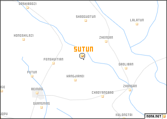 map of Sutun