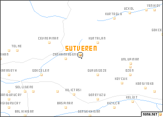 map of Sütveren