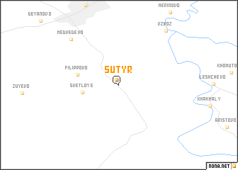 map of Sutyr\