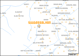 map of Su‘ūd as Salmān