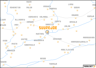 map of Suurejõe