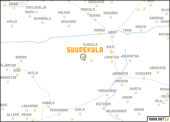 map of Suureküla