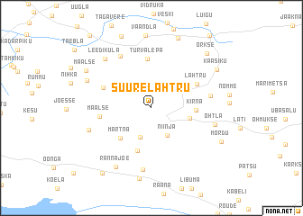 map of Suure-Lähtru