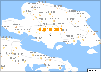 map of Suuremõisa