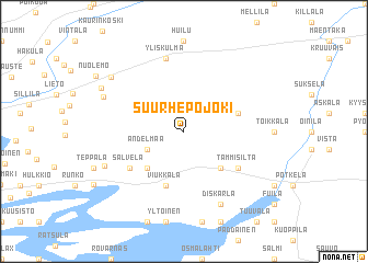 map of Suurhepojoki