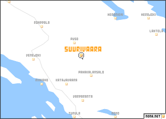 map of Suurivaara