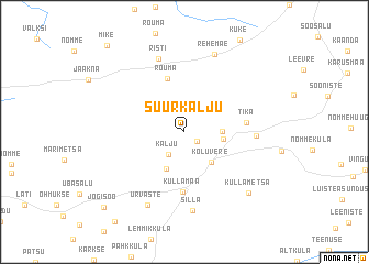 map of Suur-Kalju