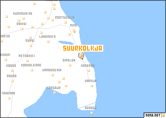 map of Suur Kolkja