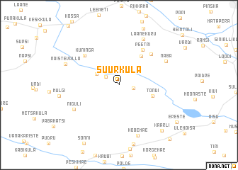 map of Suurküla