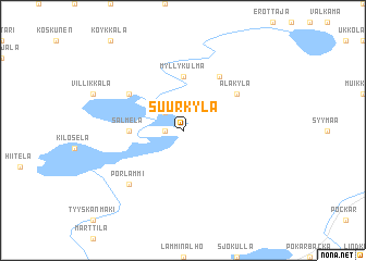 map of Suurkylä