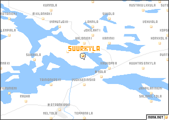 map of Suurkylä