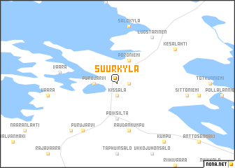 map of Suurkylä
