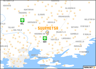 map of Suurmetsä