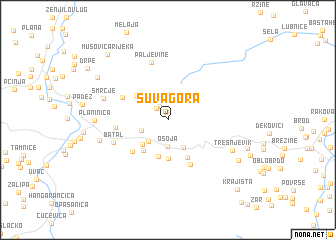 map of Suva Gora